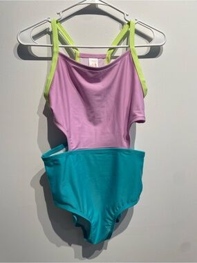 Cat & Jack Girls One Piece Multicolor Swimsuit Size XL(14-16) Plus NWOT